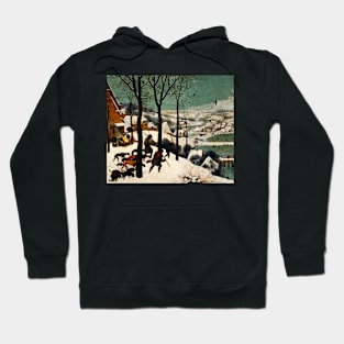 The Hunters in the Snow (1565) by Pieter Bruegel the Elder / HD Hoodie